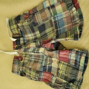 Baby Gap 4T patchwork shorts boys